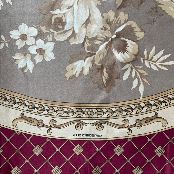 Liz Claiborne Square Silk Scarf - Picture 5 of 5